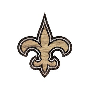 NFL New Orleans Saints Distressed Logo Cutout Sign - 1 of 1