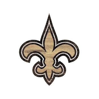 NFL New Orleans Saints Distressed Logo Cutout Sign