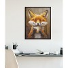 Kate & Laurel All Things Decor 16"x20" Gallery Happy Fox Traditional Coffee Tea Cup Print by The Creative Bunch Studio Black - image 4 of 4