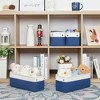 Apex Vanguards 4-Piece White Blue Collapsible Closet Storage - 3 of 3