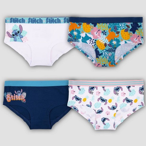 Girls' Lilo & Stitch 4pk Underwear - 8