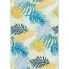 Unique Loom    Outdoor Botanical Limahuli Area Rug - 2 of 4