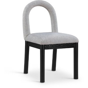 Meridian Furniture,Conrad Linen Textured Fabric Dining Chair - 1 of 4