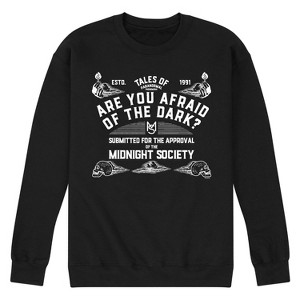 Men's - Are You Afraid of the Dark - Midnight Society Seance Board Graphic Fleece Sweatshirt - 1 of 4