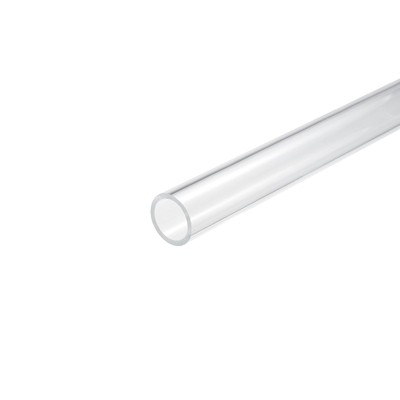 Unique Bargains Lamp and Lantern Water Cooling System Acrylic Rigid Round Pipe Clear 10"