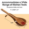 Omniware Simsbury Spoon Rest, 8.25" - Stoneware Utensil Holder with Lead-Free Glaze - Arched Handle, Heat-Resistant, Dishwasher Safe (Honey) - 4 of 4