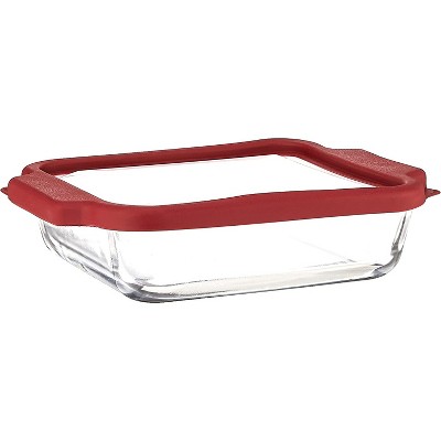 Anchor Hocking TrueFit 2-Quart Glass Baking Dish with Lid - Thumbnail 4
