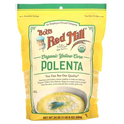 Bob's Red Mill, Organic Corn Grits, Polenta, 24 oz