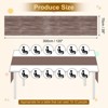 Unique Bargains Light Elegant Romantic Sheer Rustic Gauze Table Decoration Runner 2 Pcs - 2 of 4