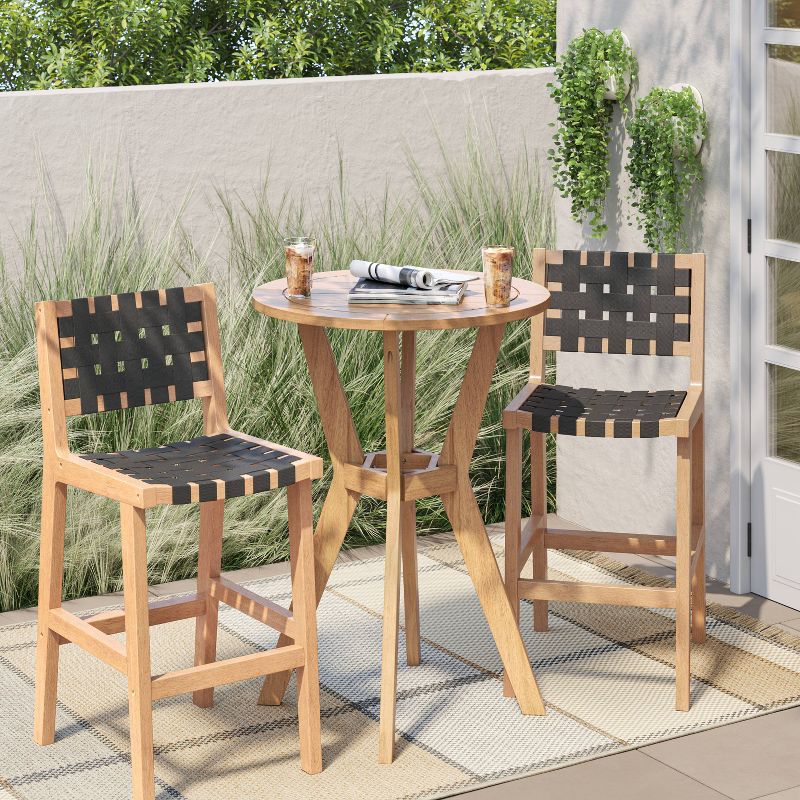 Colton 2pk Bar Height Strapping Dining Chairs - Threshold&#8482; designed with Studio McGee, 3 of 7