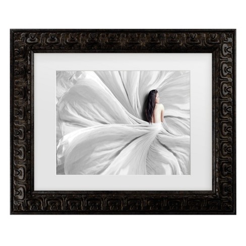 Trademark Fine Art - Heru Sulistyono Snow White Matted Framed Art ...