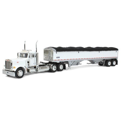 First Gear Dcp 1/64 White Peterbilt 379 Day Cab With White Wilson ...