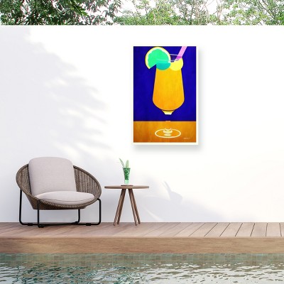 Trademark Fine Art - Bo Anderson  Pina Colada Matted Framed Art
