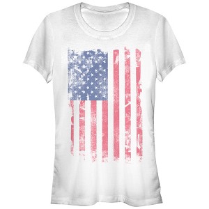 Juniors Womens Lost Gods American Flag USA T-Shirt - 1 of 3
