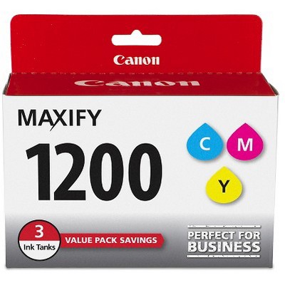 Canon 1200 C/M/Y 3pk Ink Cartridges - Cyan, Magenta, Yellow (9232B005)_1