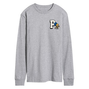 Men's - Peanuts - Franklin Collegiate Long Sleeve Graphic T-Shirt - 1 of 4