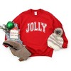 Simply Sage Market Women's Graphic Sweatshirt Jolly Varsity Thick Outline - 3 of 4