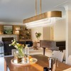 Serene - 64W 2 LED Linear Chandelier In Contemporary Style-7.25 Inches Tall and 6 Inches Wide - 4 of 4