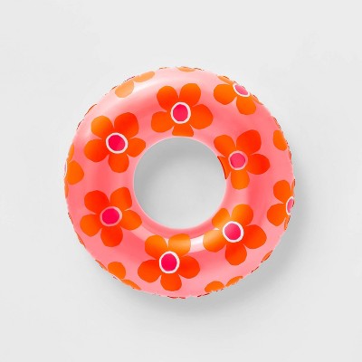 Kids&#39; Flower Tube Novelty Float Orange/Pink - Sun Squad&#8482;