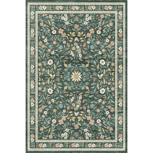 Fulvari Machine Washable Area Rugs Non Slip,Soft Boho Living Room Rugs,Distressed Throw Carpet for Home Office Dinning Room Kids Playroom - 1 of 4