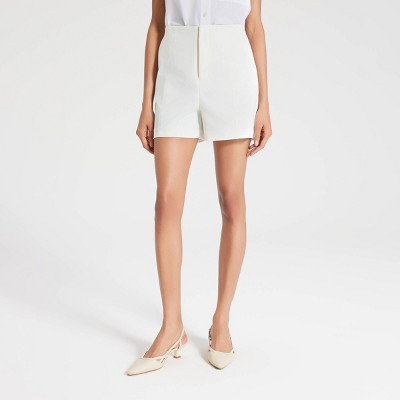 Women's A-Line Pintuck Shorts - A New Day™
