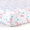 Tadpoles 4-Piece Pink Sketch Unicorn Sheet Set | 1 Full Flat Sheet, 1 Full Fitted Sheet & 2 Queen Pillowcases - 3 of 4