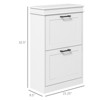 ALEXOUN Shoe Cabinet for Entryway,Shoe Rack Storage Organizer with 2 Flip Drawers & Adjustable Shelves,for Hallway,Small Spaces (Holds 10 Pairs) - 3 of 4