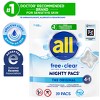 All Mighty Pacs Free Clear Laundry Detergent Pacs - 2 of 4