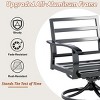 EROMMY 9 PCS Outdoor Metal Conversation Set For 10 Person - 3 of 4