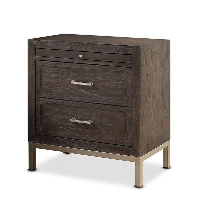 mixed material nightstand target