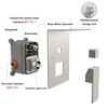 10 inch Rainfall Shower System With Storage Rack - 3 of 4