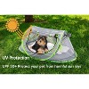 Zone Tech Pet Pop Up Tent - Portable Sunshade Foldable Travel Tent - Pet Camping Bed with Mosquito Net with UV Protection UPF 50+ - 4 of 4