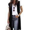 Nlife Womens Long Sweater Vests Sleeveless Open Front Cardigan Tunic Vest Long Cardigan Tops Coat for Fall Winter - 2 of 4