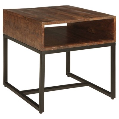 Hirvanton Rectangular End Table Warm Brown - Signature Design by Ashley