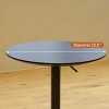 NicBex Side Table Simple Aluminum Bar Table with Height Adjustable Modern Movable Stand Desk for Bederoom and Living Room - 3 of 4