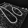 14K Gold Plated Tennis Necklace - 3mm Butterfly Rhinestone Choker for Women - 3 of 4