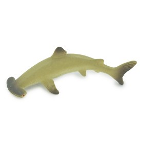 Collectible Wildlife Gifts | Shark, Hammerhead Shark, High Quality, Rubber Fish, Hand Painted, Realistic, Toy Figure, Model, Gift,  3"   IM01 B228 - 1 of 4