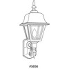Progress Lighting, Porcelain Collection, 1-Light Wall Lantern, Black Finish, Clear Acrylic Panels - 2 of 2