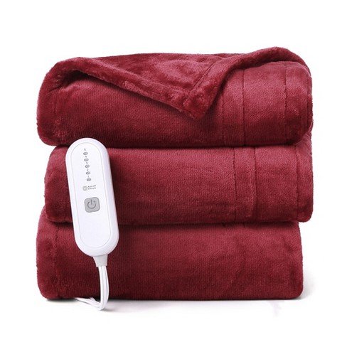 iTeknic Electric Blanket Heated Blanket 50 x 60 Flannel Heated