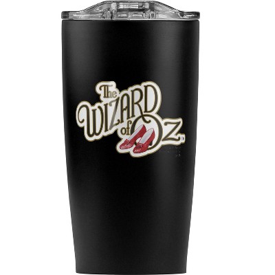 The Wizard Of Oz Ruby Slippers Logo Pattern Steel Tumbler 20oz Coffee Travel Mug