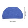 Unique Bargains PU Pleated style Swimming Cap 1 Pc - 4 of 4