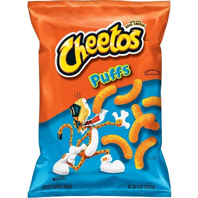  Cheetos Cheese Puffs, 8 Ounce Bag