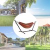 SUGIFT 2-Person Brazilian-Style Cotton Double Hammock with Stand Set with Carrying Bag - Red Stripes - 2 of 4
