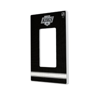 NHL Western Conference Teams Stripe Hidden-Screw Light Switch Plate for Single Rocker - 1 of 4