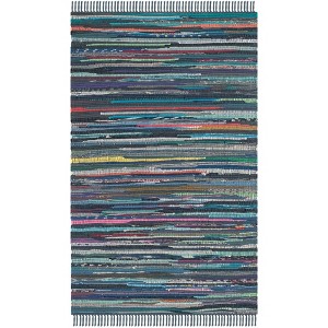 Rag Rug RAR121 Hand Woven Indoor Rugs - Safavieh - 1 of 4