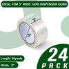 Itopfox Clear Packing Tape, 24 Rolls Heavy Duty Packaging Tape for Shipping, Moving, Sealing, Thicker Clear Tape, 2 Inches Wide, 65 Yards Per Roll - 3 of 4