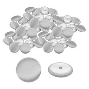 Unique Bargains Bridal Wedding Dress Suit DIY Satin Shiny Sewing Buttons 50 Pcs - 1 of 4