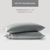 Lycvki 7 Piece Satin Luxury Sheet Set Split King - 4 of 4