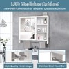 Modern 32x28inches bathroom cabinets, medicine cabinets with mirrors and LED lights - 3 of 4