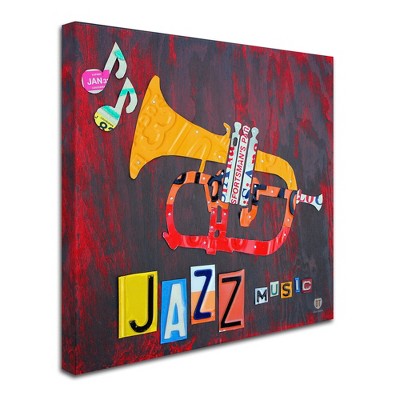 Trademark Fine Art -Design Turnpike 'Jazz Series Trumpet' Canvas Art
